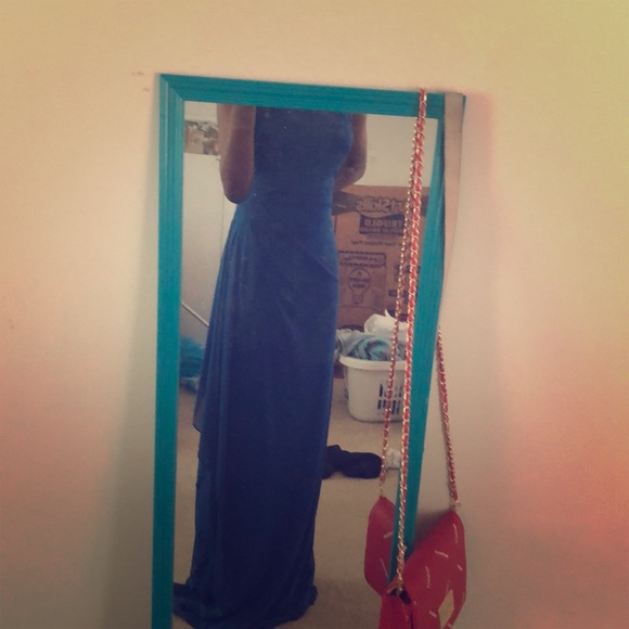 Royal blue dress